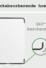 BASEY. BASEY. iPad Air 7 (11 inch) Hoesje Met Screenprotector - Wit