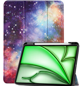 BASEY. BASEY. iPad Air 7 (11 inch) Hoesje Met Uitsparing Apple Pencil - Galaxy