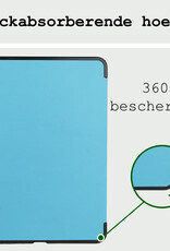 BASEY. BASEY. iPad Air 7 (11 inch) Hoesje Met Uitsparing Apple Pencil - Lichtblauw