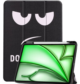 BASEY. BASEY. iPad Air 7 (11 inch) Hoesje Met Uitsparing Apple Pencil - Don't Touch