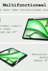 BASEY. BASEY. iPad Air 7 (11 inch) Hoesje Met Uitsparing Apple Pencil - Zwart