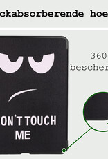 BASEY. BASEY. iPad Air 7 (11 inch) Hoesje Met Uitsparing Apple Pencil Met Screenprotector - Don't Touch