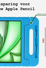 BASEY. BASEY. iPad Air 7 (11 inch) Kinderhoes Met Screenprotector - Blauw