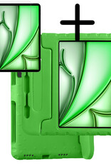 BASEY. BASEY. iPad Air 7 (11 inch) Kinderhoes Met Screenprotector - Groen