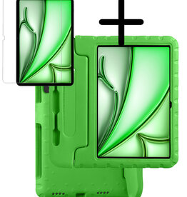 BASEY. BASEY. iPad Air 7 (11 inch) Kinderhoes Met Screenprotector - Groen