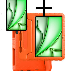 BASEY. BASEY. iPad Air 7 (11 inch) Kinderhoes Met Screenprotector - Oranje