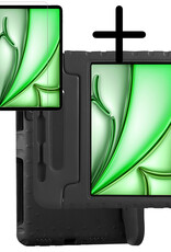 BASEY. BASEY. iPad Air 7 (11 inch) Kinderhoes Met Screenprotector - Zwart