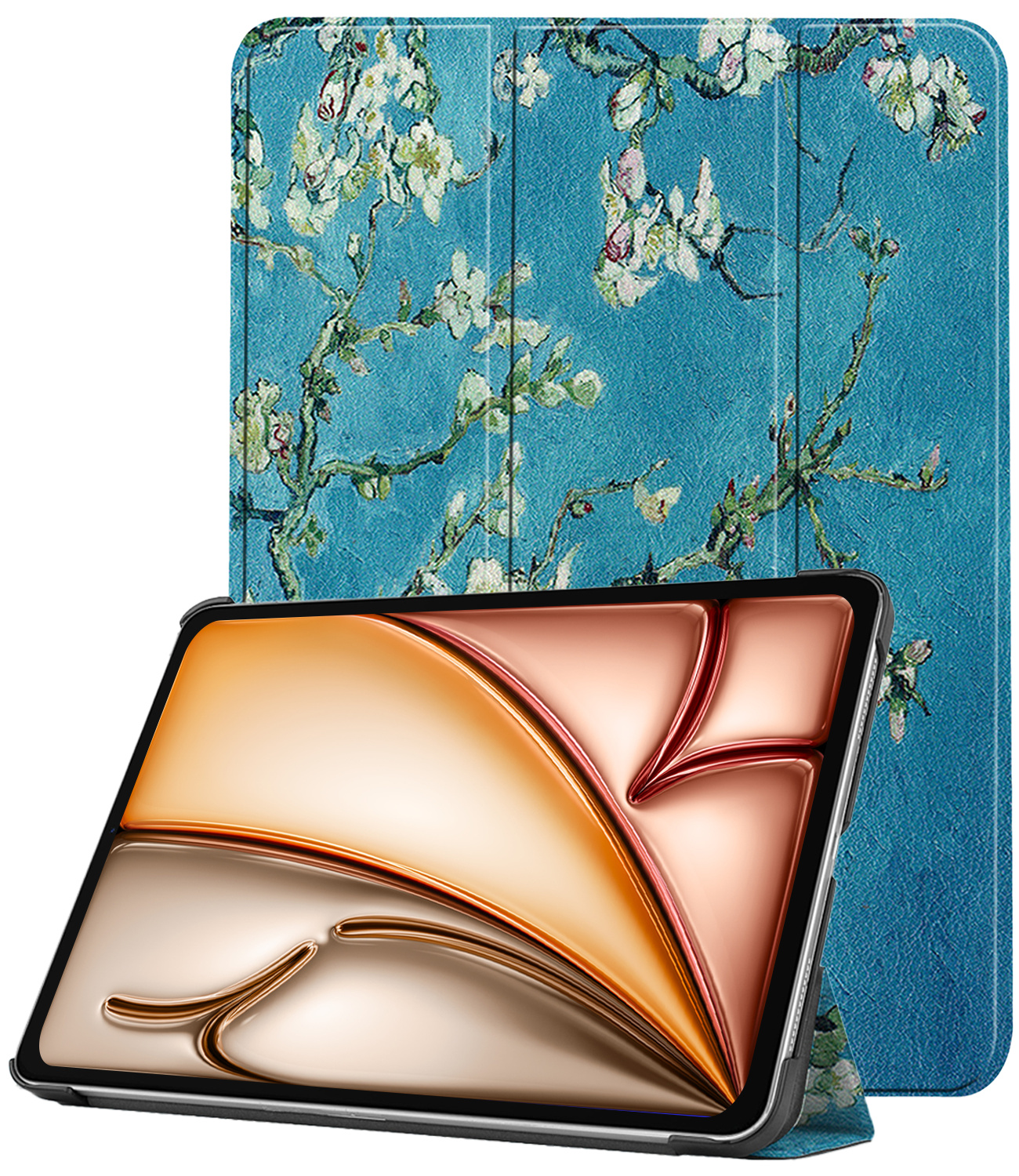 Nomfy Nomfy iPad Air 7 (11 inch) Hoesje - Bloesem