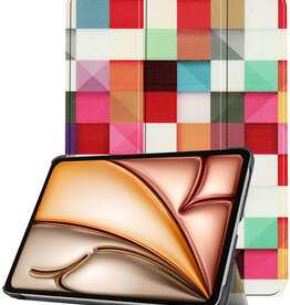 Nomfy Nomfy iPad Air 7 (11 inch) Hoesje - Blokken