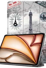 Nomfy Nomfy iPad Air 7 (11 inch) Hoesje - Eiffeltoren