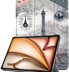 Nomfy Nomfy iPad Air 7 (11 inch) Hoesje - Eiffeltoren