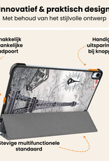 Nomfy Nomfy iPad Air 7 (11 inch) Hoesje - Eiffeltoren
