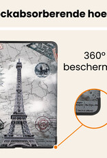 Nomfy Nomfy iPad Air 7 (11 inch) Hoesje - Eiffeltoren