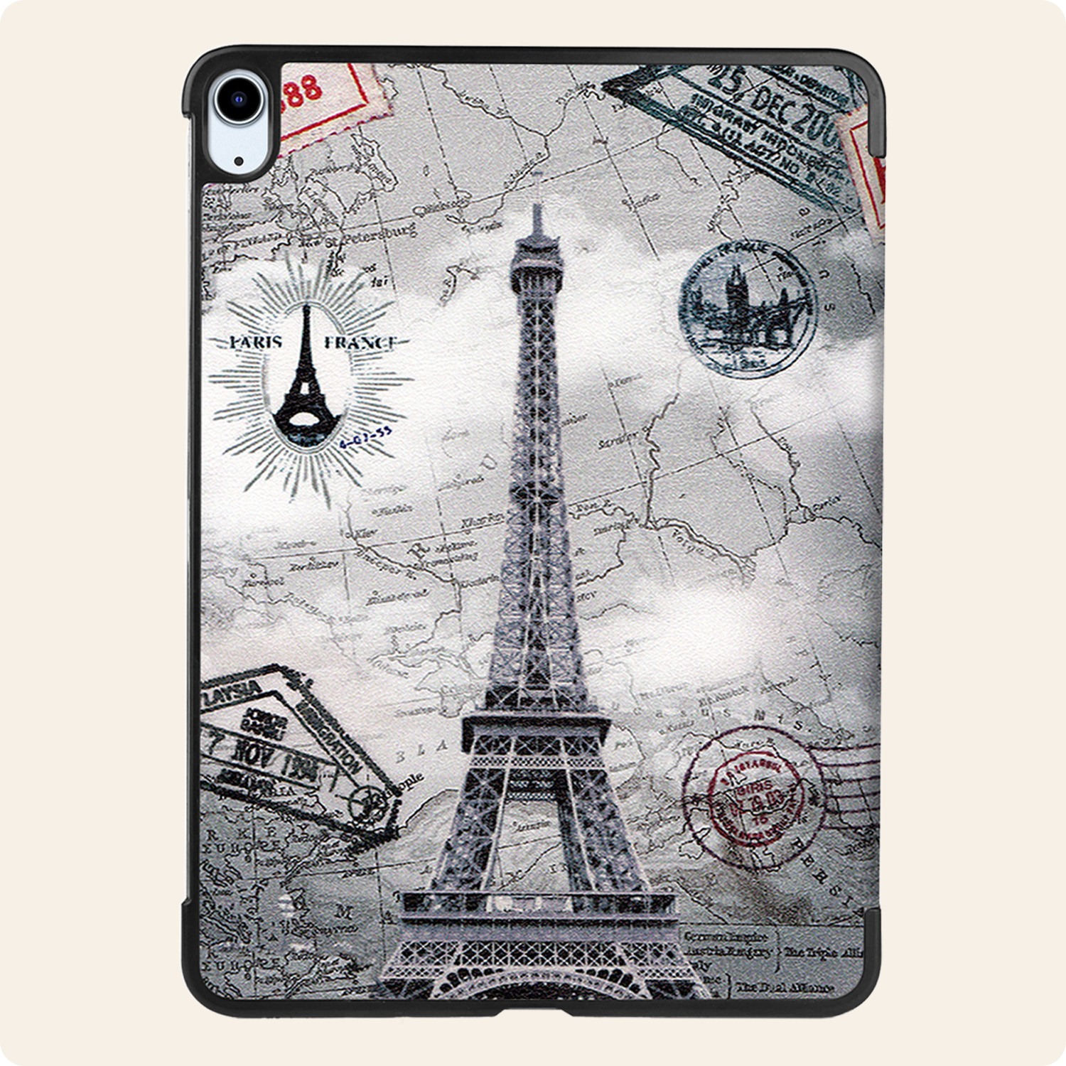 Nomfy Nomfy iPad Air 7 (11 inch) Hoesje - Eiffeltoren