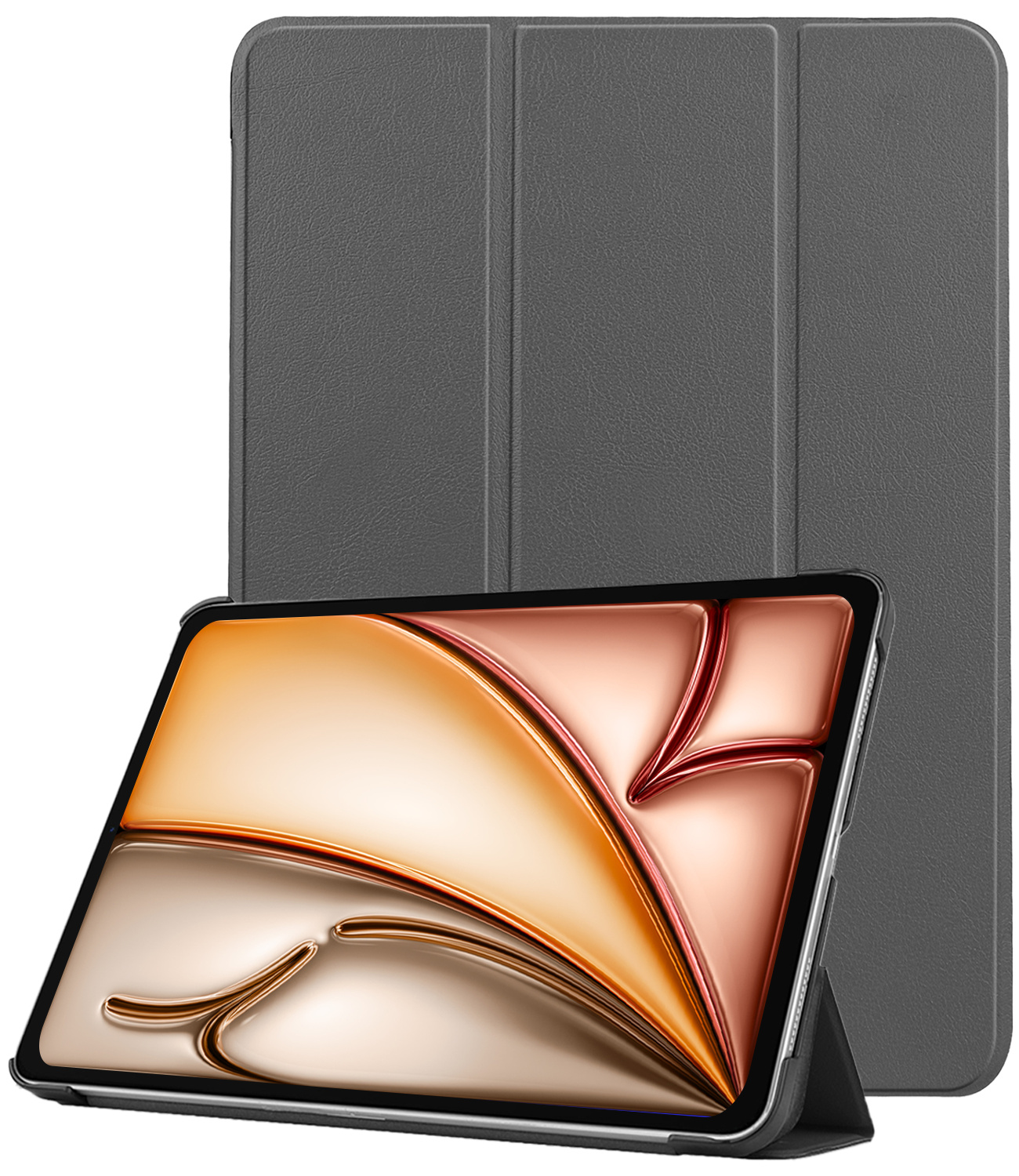 Nomfy Nomfy iPad Air 7 (11 inch) Hoesje - Grijs