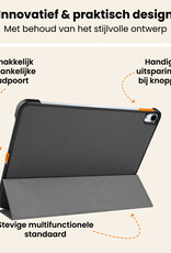 Nomfy Nomfy iPad Air 7 (11 inch) Hoesje - Grijs