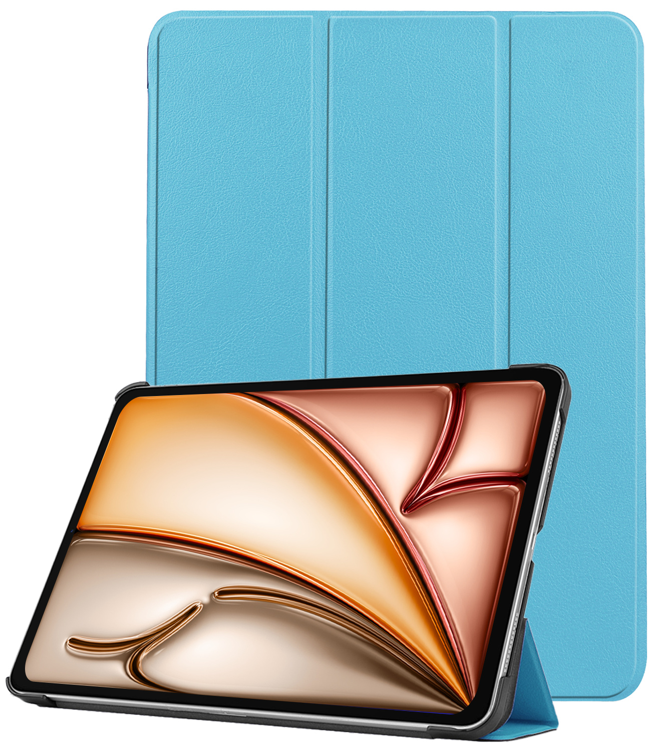 Nomfy Nomfy iPad Air 7 (11 inch) Hoesje - Lichtblauw
