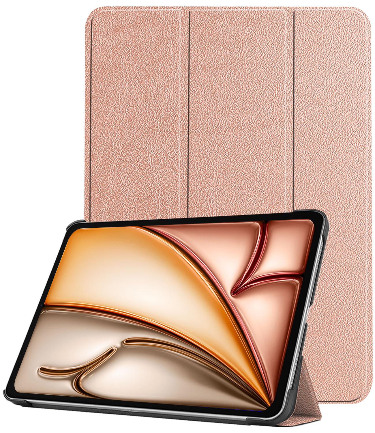 Nomfy Nomfy iPad Air 7 (11 inch) Hoesje - Rose Goud