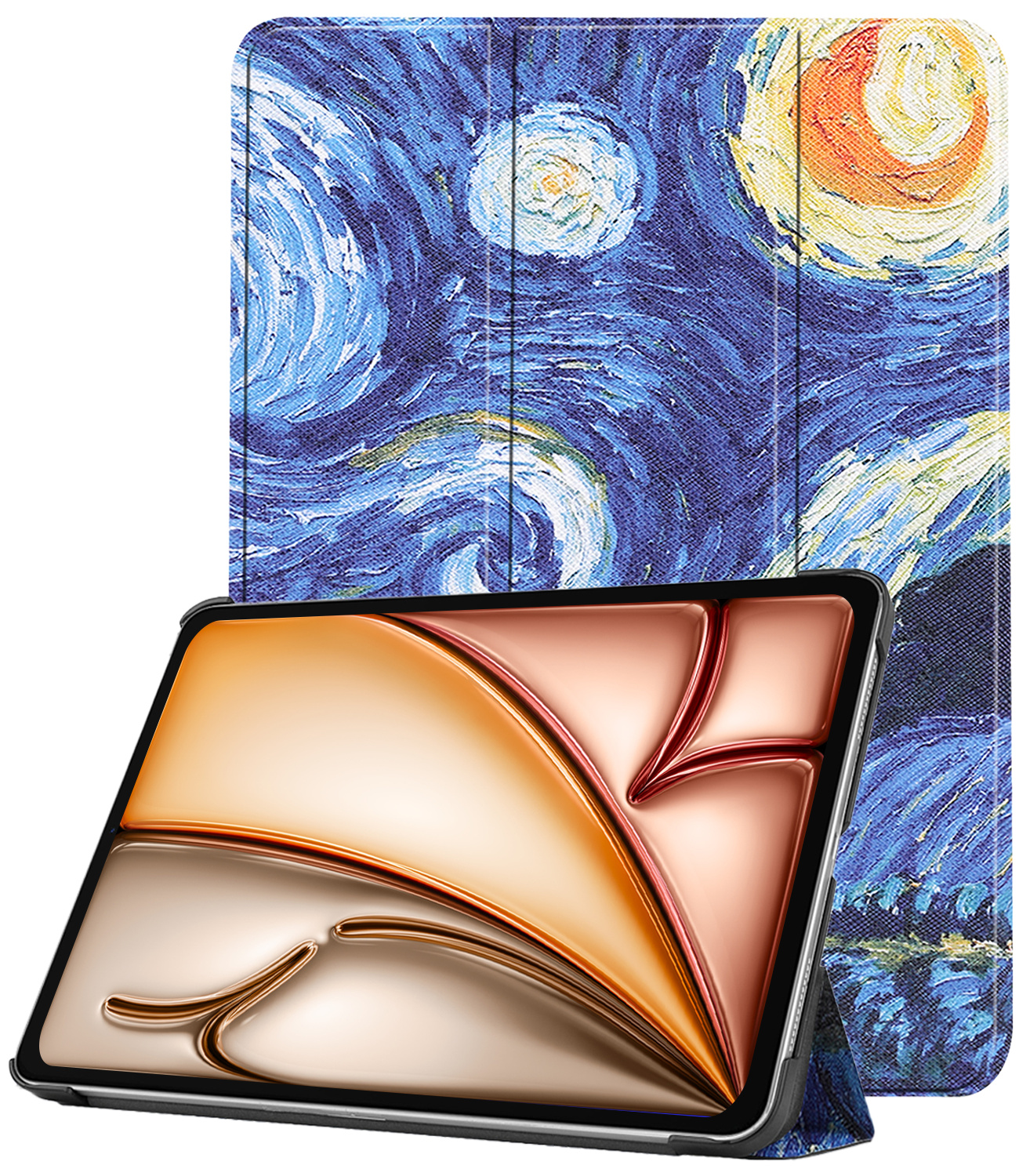Nomfy Nomfy iPad Air 7 (11 inch) Hoesje - Sterrenhemel