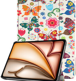 Nomfy Nomfy iPad Air 7 (11 inch) Hoesje - Vlinders