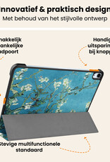Nomfy Nomfy iPad Air 7 (11 inch) Hoesje Met Screenprotector - Bloemen