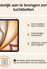 Nomfy Nomfy iPad Air 7 (11 inch) Hoesje Met Screenprotector - Donkerblauw
