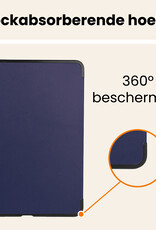 Nomfy Nomfy iPad Air 7 (11 inch) Hoesje Met Screenprotector - Donkerblauw