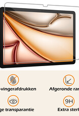 Nomfy Nomfy iPad Air 7 (11 inch) Hoesje Met Screenprotector - Donkergroen