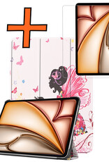 Nomfy Nomfy iPad Air 7 (11 inch) Hoesje Met Screenprotector - Elfje
