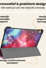 Nomfy Nomfy iPad Air 7 (11 inch) Hoesje Met Screenprotector - Galaxy