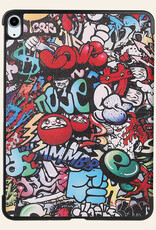 Nomfy Nomfy iPad Air 7 (11 inch) Hoesje Met Screenprotector - Graffity