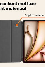 Nomfy Nomfy iPad Air 7 (11 inch) Hoesje Met Screenprotector - Paars