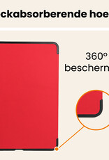 Nomfy Nomfy iPad Air 7 (11 inch) Hoesje Met Screenprotector - Rood