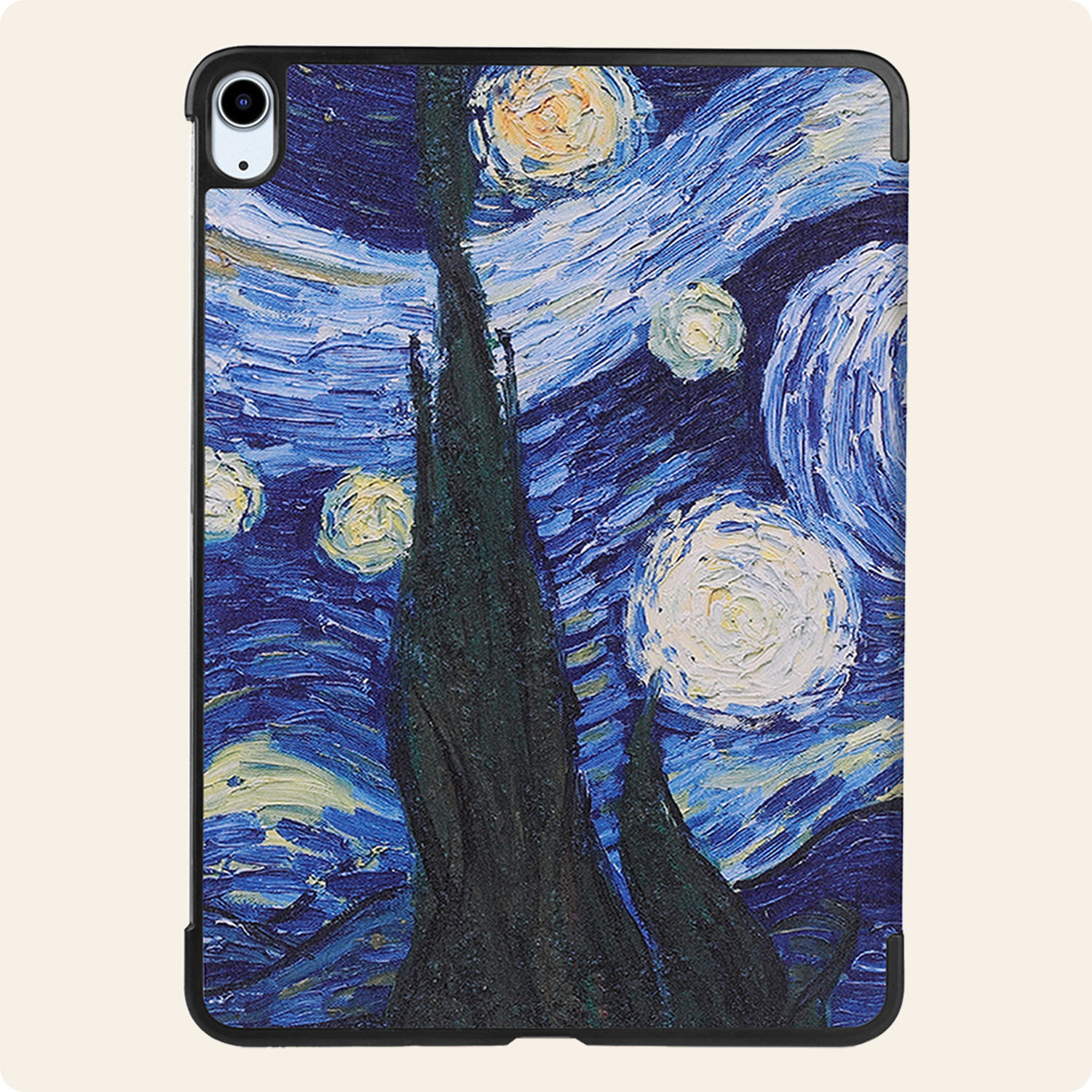 Nomfy Nomfy iPad Air 7 (11 inch) Hoesje Met Screenprotector - Sterrenhemel