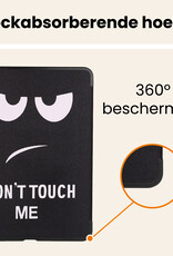 Nomfy Nomfy iPad Air 7 (11 inch) Hoesje Met Screenprotector - Don't Touch Me