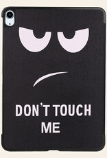 Nomfy Nomfy iPad Air 7 (11 inch) Hoesje Met Screenprotector - Don't Touch Me