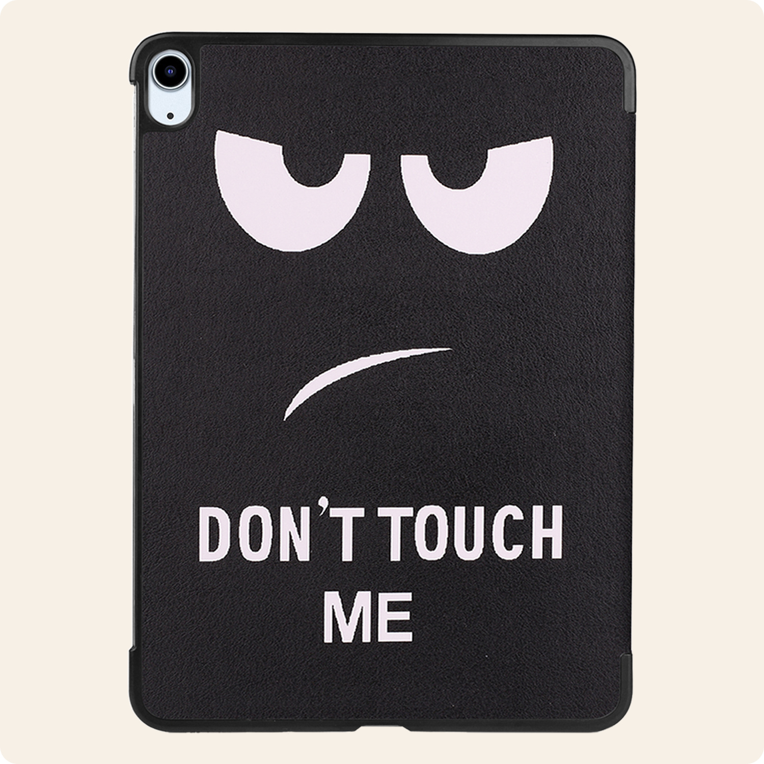 Nomfy Nomfy iPad Air 7 (11 inch) Hoesje Met Screenprotector - Don't Touch Me