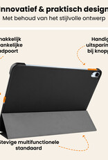 Nomfy Nomfy iPad Air 7 (11 inch) Hoesje Met Screenprotector - Zwart