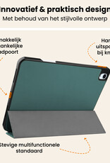 Nomfy Nomfy iPad Air 7 (11 inch) Hoesje Met Uitsparing Apple Pencil - Donkergroen