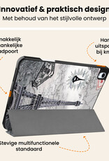Nomfy Nomfy iPad Air 7 (11 inch) Hoesje Met Uitsparing Apple Pencil - Eiffeltoren