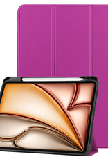 Nomfy Nomfy iPad Air 7 (11 inch) Hoesje Met Uitsparing Apple Pencil - Paars