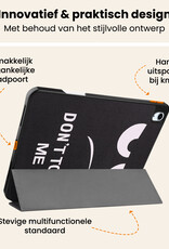 Nomfy Nomfy iPad Air 7 (11 inch) Hoesje Met Uitsparing Apple Pencil - Don't Touch