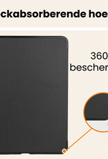 Nomfy Nomfy iPad Air 7 (11 inch) Hoesje Met Uitsparing Apple Pencil - Zwart