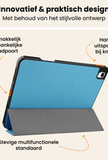 Nomfy Nomfy iPad Air 7 (11 inch) Hoesje Met Uitsparing Apple Pencil Met Screenprotector - Lichtblauw