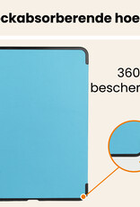 Nomfy Nomfy iPad Air 7 (11 inch) Hoesje Met Uitsparing Apple Pencil Met Screenprotector - Lichtblauw