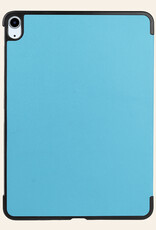 Nomfy Nomfy iPad Air 7 (11 inch) Hoesje Met Uitsparing Apple Pencil Met Screenprotector - Lichtblauw