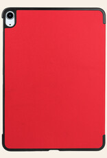 Nomfy Nomfy iPad Air 7 (11 inch) Hoesje Met Uitsparing Apple Pencil Met Screenprotector - Rood