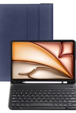Nomfy Nomfy iPad Air 7 (11 inch) Toetsenbordhoes - Donkerblauw