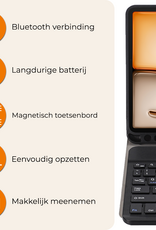 Nomfy Nomfy iPad Air 7 (11 inch) Toetsenbordhoes Met Screenprotector - Donkerblauw