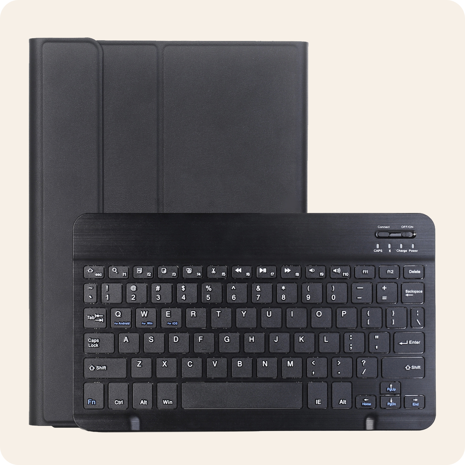 Nomfy Nomfy iPad Air 7 (11 inch) Toetsenbordhoes Met Screenprotector - Zwart